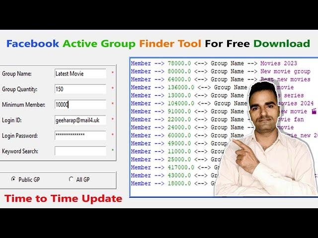 Facebook Auto approval Group Finder For Free Download Facebook Active Group Finder Download ‍