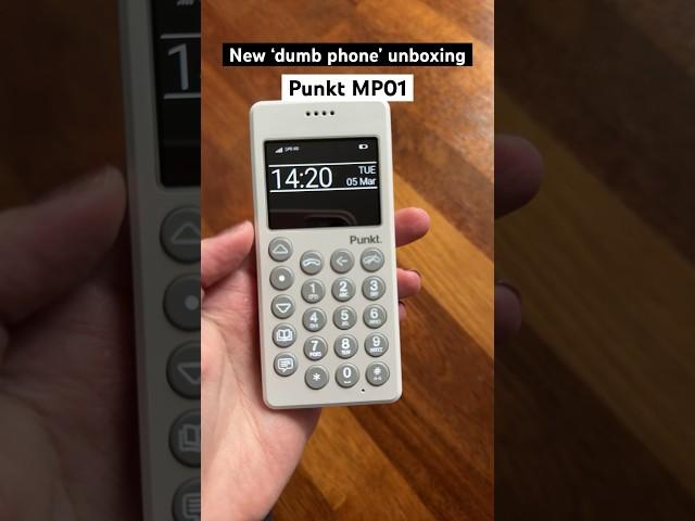 Uniquely simple #dumbphone #punkt #phone #tech #digitalminimalism #digital detox #shorts