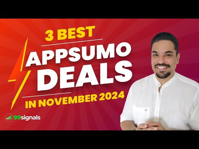 3 Best AppSumo Lifetime Deals in November 2024