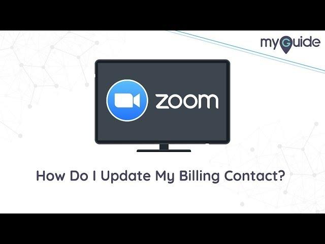 How Do I Update My Billing Contact in Zoom ? #Zoom