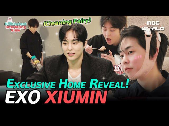 [SUB] EXO XIUMIN's First Home RevealThe Cleaning Fairy Doing Dishes After Breakfast#XIUMIN #EXO