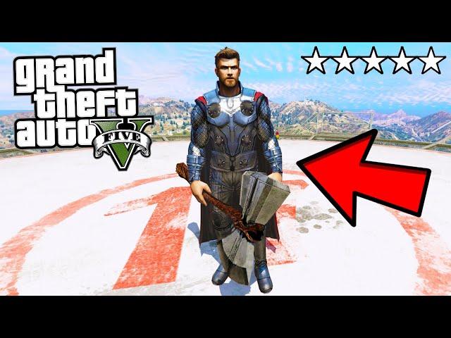 BECOMING THE GOD of THUNDER THOR in GTA 5