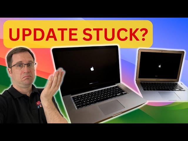 Update of macOS is stuck? Here is a solution!