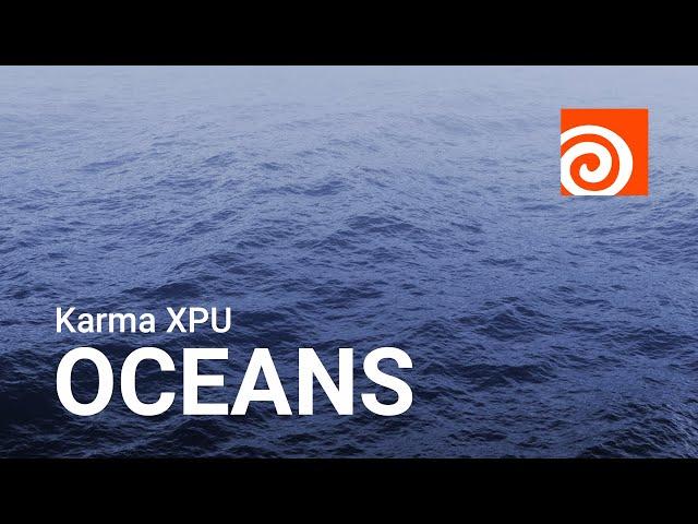 How to create Oceans in Karma XPU | Houdini Tutorial