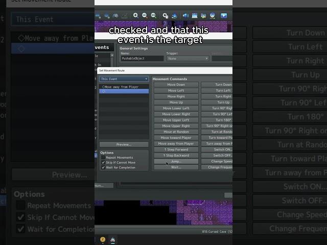 How to make a MOVABLE object  #rpgmaker #videogames #gamedev #games