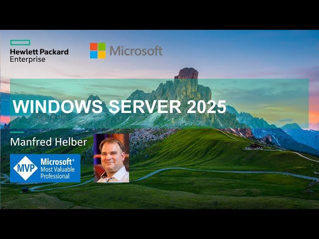 Windows Server 2025 mit HPE