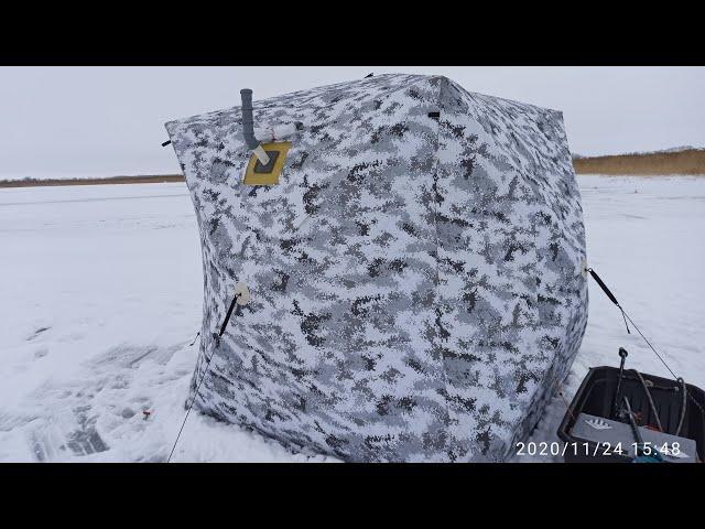 Зимняя палатка,, Куб" с комфортом 