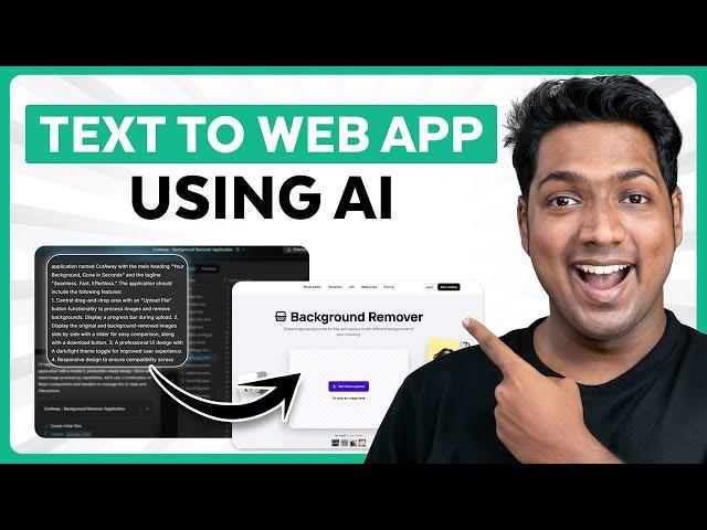 How to Create a Fully Functional Web App with AI for FREE | Text to App 