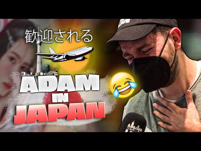 Lachflash in Tokio! Adam weint vor Lachen  Japan Tag 1