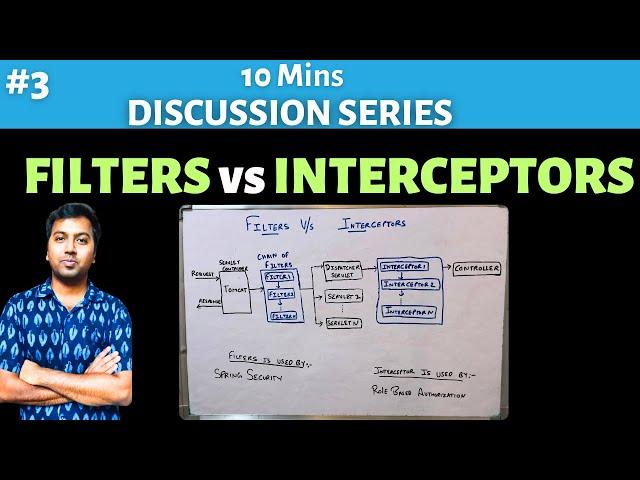 Spring boot Filters vs Interceptors in 10Mins | Backend Software Developer