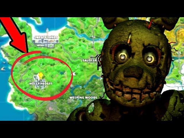 Springtrap FOUND In Fortnite Battle Royale! (Chapter 2)