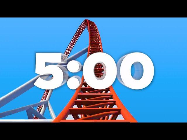 5 Min Countdown Timer (Roller Coaster) 