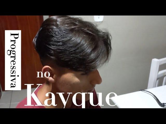 Fazendo Progressiva no kayque #progressiva masculina