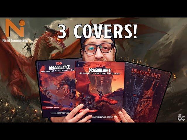 The 3 Covers of Dragonlance: Shadow of the Dragon Queen | Nerd Immersion