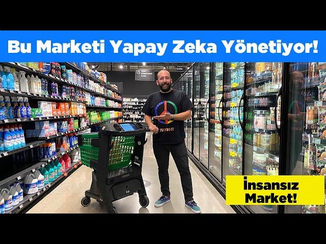 Bu Marketi Yapay Zeka Yönetiyor: Her Şeyi Akıllı Alışveriş Arabası Yapıyor | Amazon Fresh Market