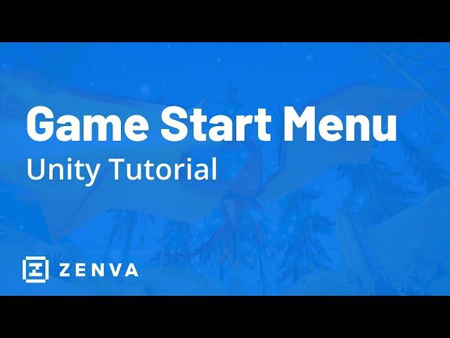 How to Create a Start Menu in Unity