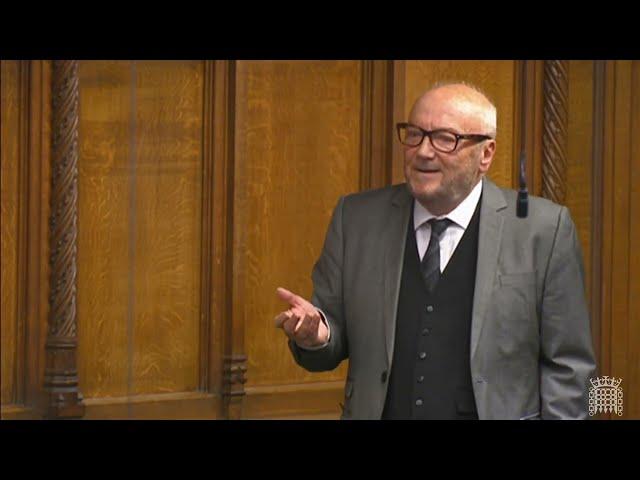 The MP for Rochdale George Galloway Delivers Rousing Maiden Speech