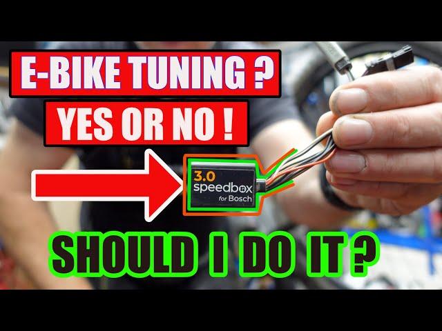 Ebike de-restricting, pros and cons including how to do it yourself.