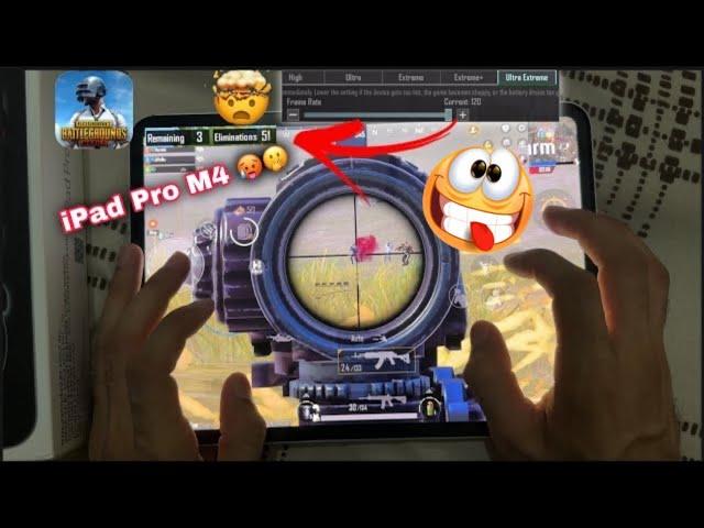 New iPad Pro M4 Unboxing & 120 FPS PUBG test l New iPad Pro M4 BGMI/PUBG TEST l New iPad Pro #pubg