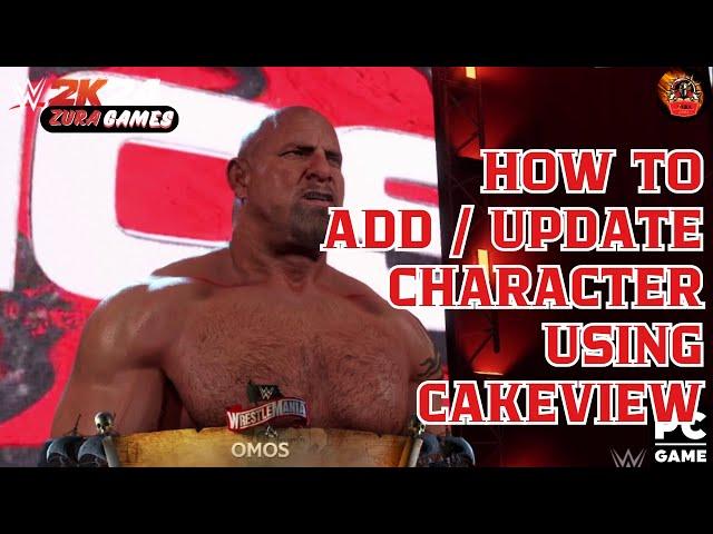 Part 1 How to Add wrestler to existing slot | Cakeview easy tutorial | WWE2k24