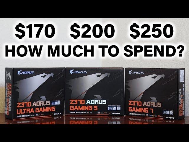 How Much Should You Spend on a Z370 Motherboard?