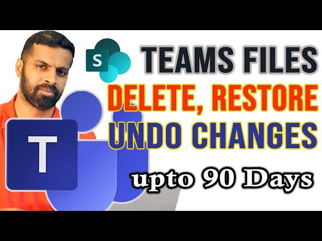 Restore/Recover Deleted File in Microsoft Teams Channel | Recycle Bin | Undo Changes in Office Files