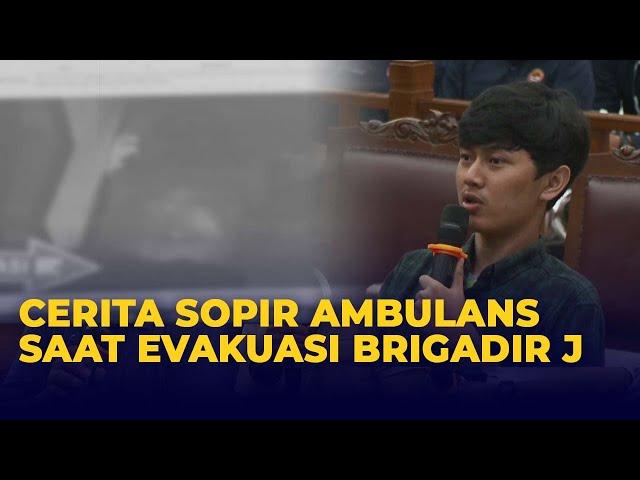 [FULL] Pengakuan Sopir Ambulans Saat Evakuasi Jenazah Brigadir J