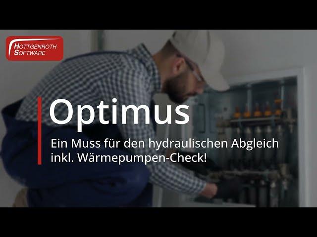 Optimus - ein Muss für den hydraulischen Abgleich inkl. Wärmepumpen-Check!