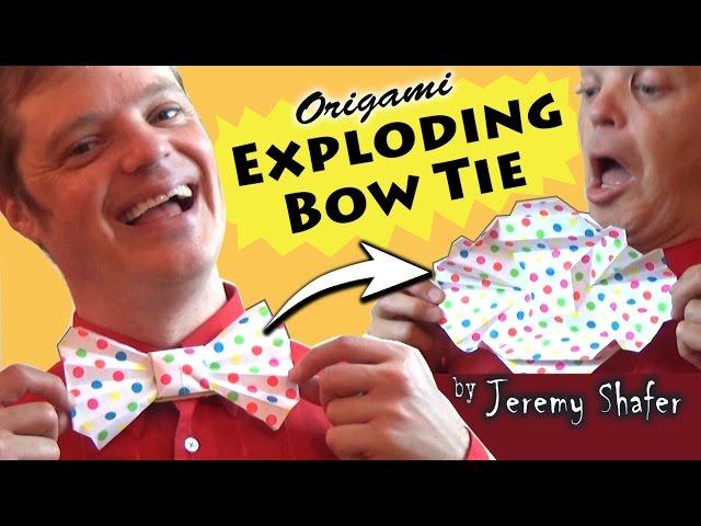 Origami Exploding Bow Tie