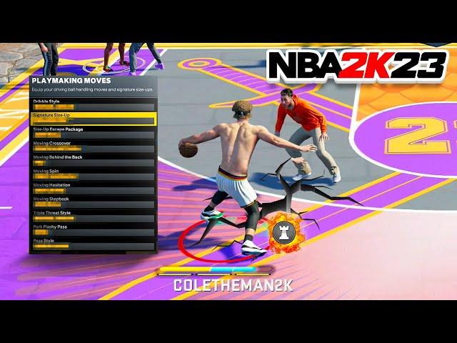 BEST DRIBBLE MOVES FOR TALL GUARD BUILDS in NBA 2K23! (FASTEST DRIBBLE MOVES/SIGS)