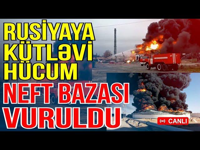 Rusiyaya kütləvi hücum: Neft bazası vuruldu-Xəbəriniz Var? - Media Turk TV