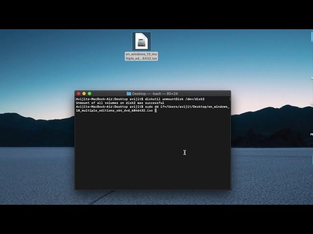 Create bootable pendrive in macOs Catalina | create bootable pendrive for windows 8 & windows 10