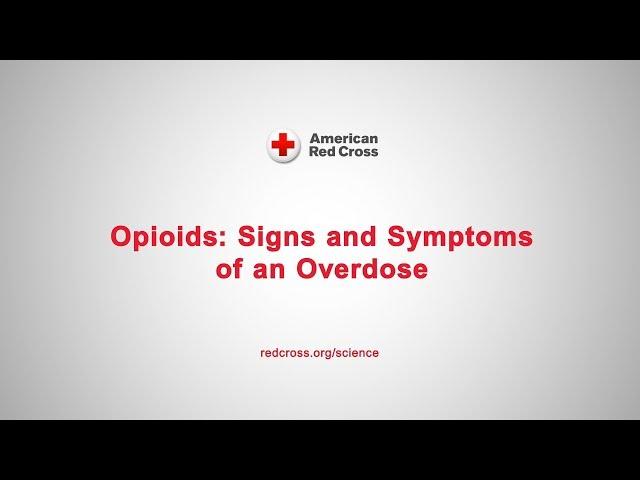 Opioid and Narcotics Overdose Signs and Symptoms