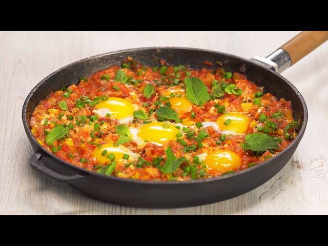 MENEMEN – Turkish EGGS & VEGETABLES BREAKFAST in 20 Minutes. Recipe by Always Yummy!