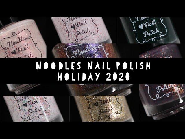 NOODLES NAIL POLISH HOLIDAY COLLECTION | live swatch | jodispolish