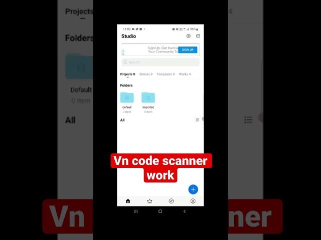 Vn code scanner work #shorts