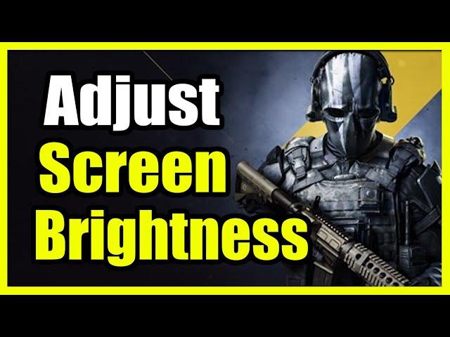 How to Fix Screen if it's too DARK or Bright in XDefiant (Video Settings)