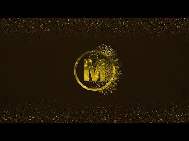 Gold Particles Logo Reveal After Effects Templates