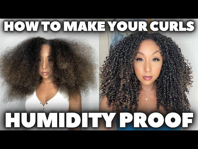 How To Make Your Curls HUMIDITY PROOF! Summer Curly Hair Routine  | BiancaReneeToday