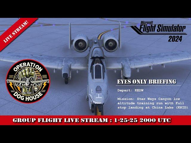 Flying Doghouse Livestream : Operation Flying Dog House  in Microsoft Flight Simulator 24