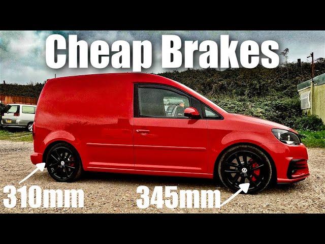 Vw caddy big brake upgrade cheap-ish!!