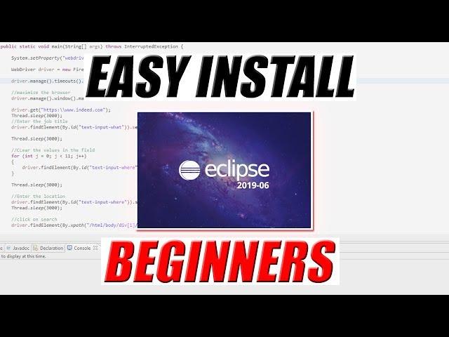 HOW to install ECLIPSE on WINDOWS 10 | 2019 |