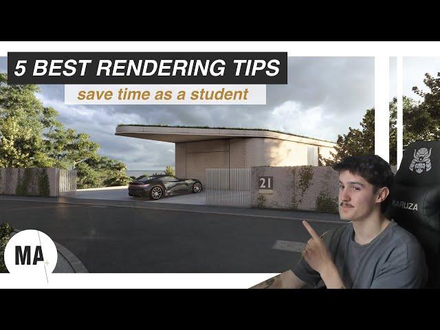 5 Rendering Tips every Architecture Student should know