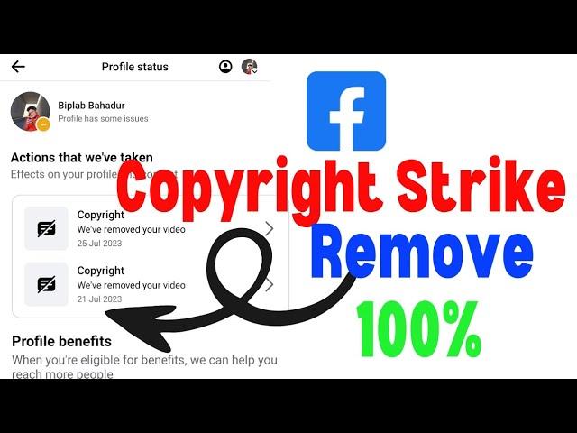 Facebook Copyright Strike Remove কিভাবে করবো | Copyright Strike facebook Problem