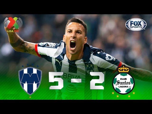 Monterrey - Santos Laguna [5-2] | GOLES | Cuartos de Final (Ida) | Liga MX