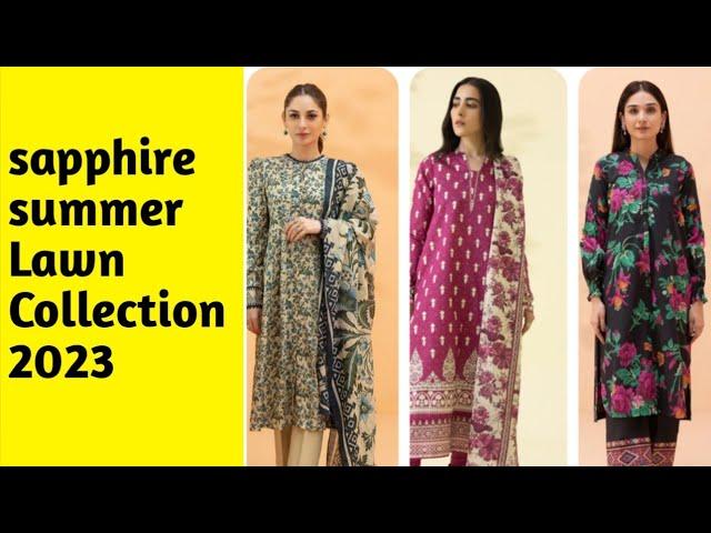 Sapphire New Summer Lawn Volume 1 ||Sapphire Lawn 2023 Starting price 2 Piece In RS 2590