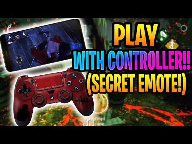 How To Play Dead By Daylight Mobile With Controller!! (Unlock Secret Emote!!)