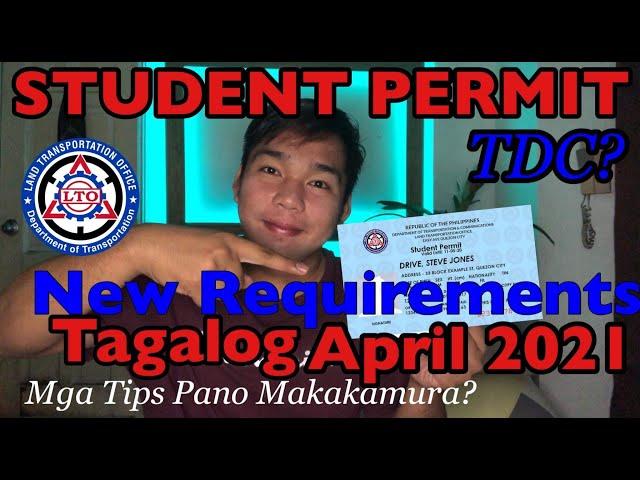 LTO Student Permit 2021| New Requirements, Qualifications, Tips and Steps | April 2021