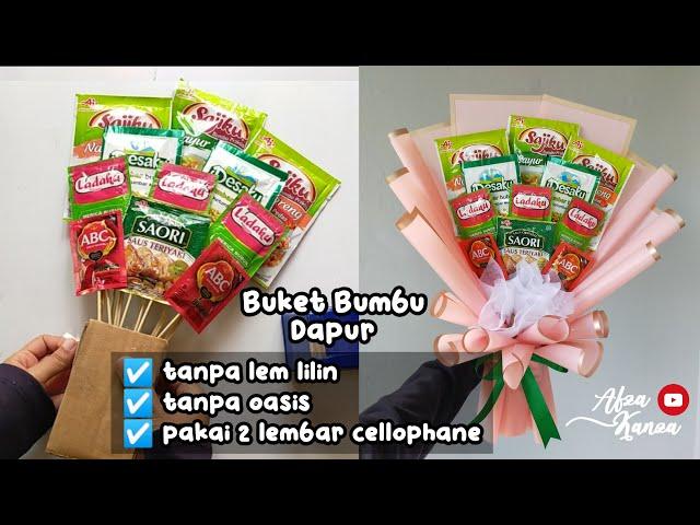 Cara Membuat Buket Bumbu Dapur | Buket Hari Ibu | Ide Kado Hari Ibu