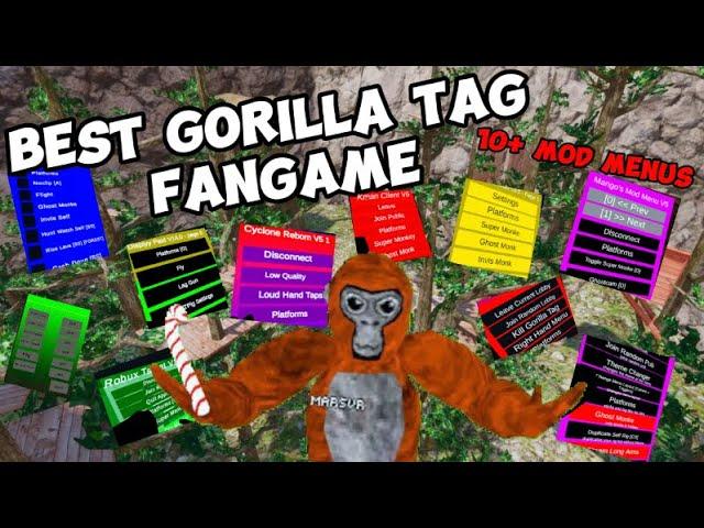 The Best Gorilla Tag Fan Game EVER! | 10+ Mod Menus | Custom Cosmetics And More!